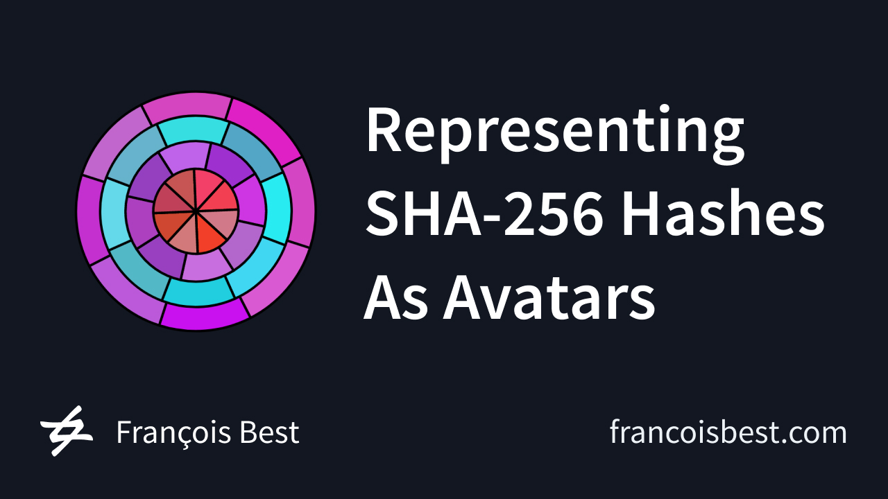 Representing SHA-256 Hashes As Avatars | François Best